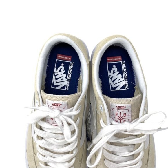 💖MEGA SALE💖VANS Berle Whitecap Suede Low Top White Tan  Women’s  VN0A5JIJ83M - Picture 8 of 10